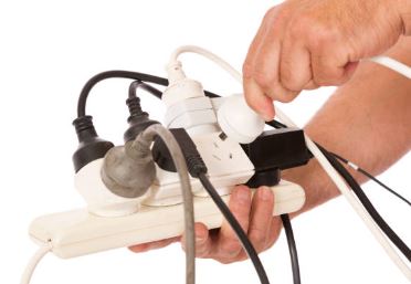 don't overload your power points